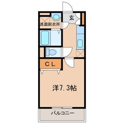 クリスタルメゾンの物件間取画像